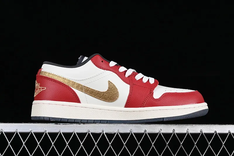 All categories Air Jordan Jordan series basketball shoes Air Jordan 1 Low Z version Jordan 1 Low "Year of the Dragon" AJ1 Joe 1 Year of the Dragon limited cultural and leisure sneakers FJ5735-100